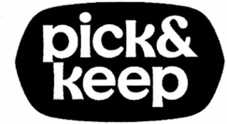 PICK & KEEP logo