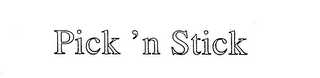 PICK 'N STICK logo