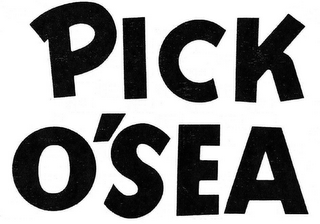 PICK O'SEA logo