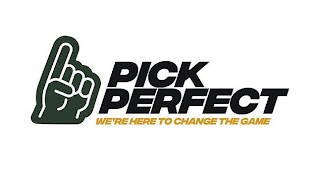 PICK PERFECT WE'RE HERE TO CHANGE THE GAME logo