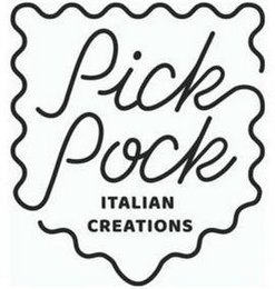 PICK POCK ITALIAN CREATIONS logo
