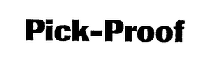 PICK-PROOF logo