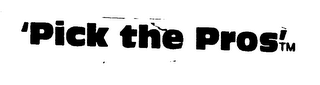 'PICK THE PROS' logo