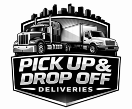 PICK UP & DROP OFF DELIVERIES logo