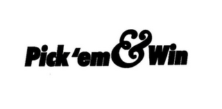 PICK'EM & WIN logo