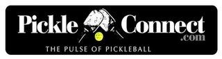 PICKLE CONNECT.COM THE PULSE OF PICKLEBALL logo