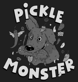 PICKLE MONSTER YÜM FLUFF logo