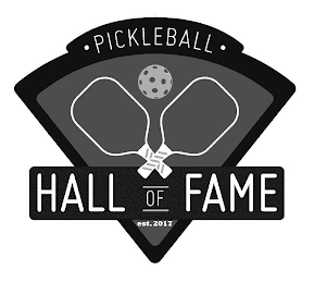 PICKLEBALL HALL OF FAME EST. 2017 logo