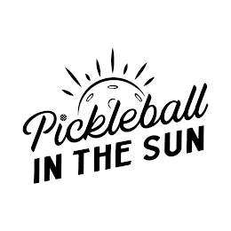 PICKLEBALL IN THE SUN logo