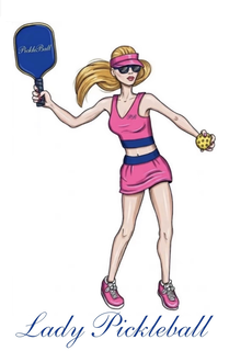 PICKLEBALL PB LADY PICKLEBALL logo
