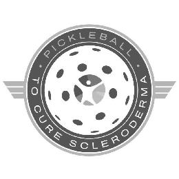 •  PICKLEBALL •  TO CURE SCLERODERMA logo