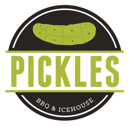PICKLES BBQ & ICEHOUSE 1 2 3 4 5 6 7 8 logo