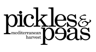 PICKLES & PEAS MEDITERRANEAN HARVEST logo