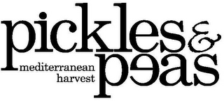 PICKLES & PEAS MEDITERRANEAN HARVEST logo