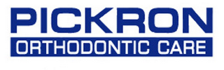 PICKRON ORTHODONTIC CARE logo