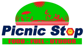 PICNIC STOP FOOD-FUEL-OTDOOR logo