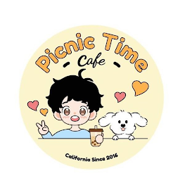 PICNIC TIME - CAFE - CALIFORNIA SINCE 2016 logo