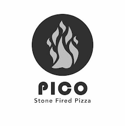 PICO STONE FIRED PIZZA logo