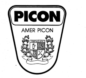 PICON DEPUIS 1837 AMER PICON PARIS logo