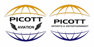 PICOTT AVIATION PICOTT SPORTS & ENTERTAINMENT logo