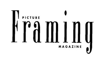 PICTURE FRAMING MAGAZINE logo