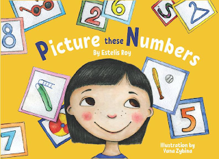 PICTURE THESE NUMBERS BY ESTELIS ROY ILLUSTRATIONS BY YANA ZYBINA logo