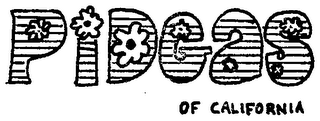 PIDGAS OF CALIFORNIA logo