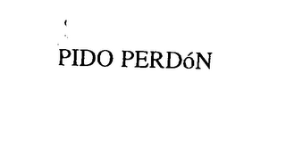 PIDO PERDON logo