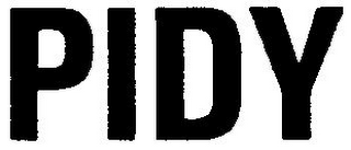 PIDY logo