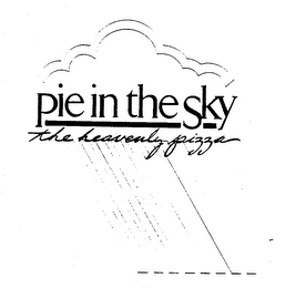 PIE IN THE SKY THE HEAVENLY PIZZA logo