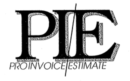PI/E PRO INVOICE ESTIMATE logo
