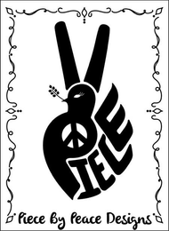 PIECE BY PEACE DESIGNS logo