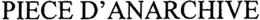 PIECE D'ANARCHIVE logo