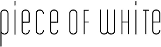 PIECE OF WHITE logo