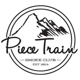 PIECE TRAIN SMOKE CLUB EST 2014 logo