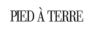 PIED A TERRE logo