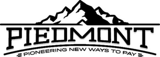 PIEDMONT PIONEERING NEW WAYS TO PAY logo
