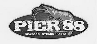 PIER 88 SEAFOOD · STEAKS · PASTA logo