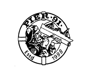 PIER 91 ESTD 1988 CANADA logo