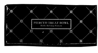 PIERCED TREAT BOWL HOLLY HOLIDAY PATTERN logo