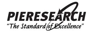PIERESEARCH "THE STANDARD OF EXCELLENCE" logo
