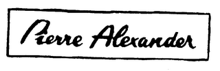 PIERRE ALEXANDER logo