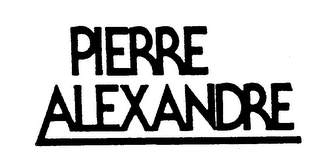 PIERRE ALEXANDRE logo