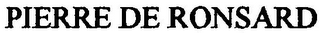 PIERRE DE RONSARD logo