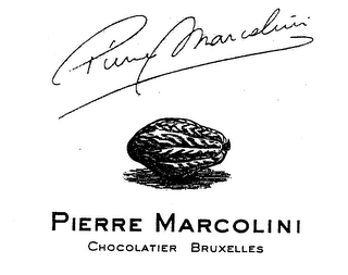 PIERRE MARCOLINI PIERRE MARCOLINI CHOCOLATIER BRUXELLES logo
