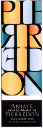 PIERREDON ABBAYE SAINTE MARIE DE PIERREDON logo