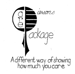 PIERSON'S CARE PACKAGE A DIFFERENT WAY OF SHOWING HOW MUCH YOU CARE logo