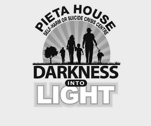 PIETA HOUSE SELF-HARM OR SUICIDE CRISIS CENTRE DARKNESS INTO LIGHT logo