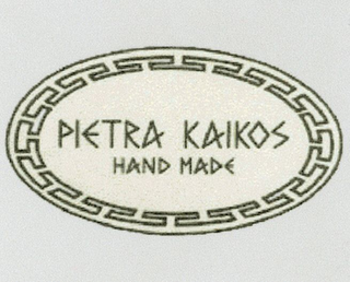 PIETRA KAIKOS HAND MADE logo