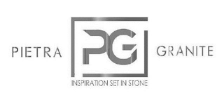 PIETRA PG GRANITE INSPIRATION SET IN STONE logo